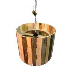 Industriële Houten Hanglamp 'Giant Waste Wood'