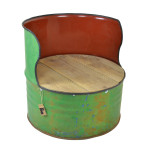 Industrieel Design Indusigns Fauteuil Tafel Vintage Set