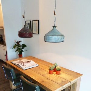 Industriële Zinken Hanglamp