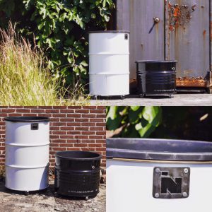 Industriële Plantenbak van Indusigns 'Barrel Plant'