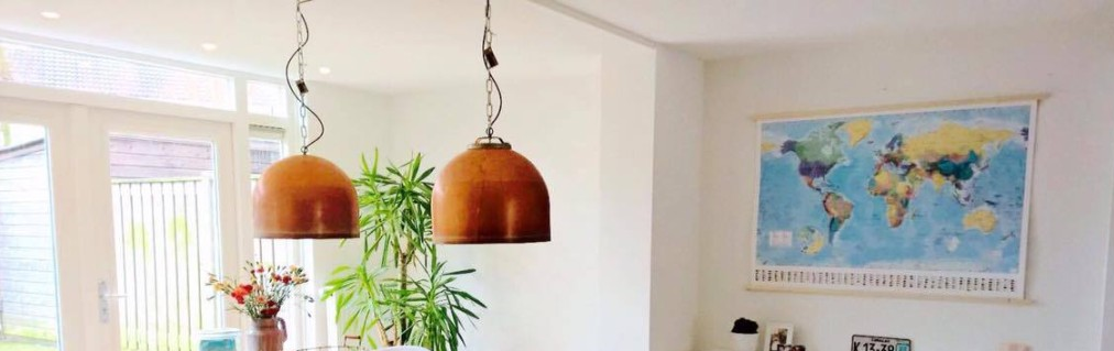 Industriële Koperen Hanglampen van Indusigns