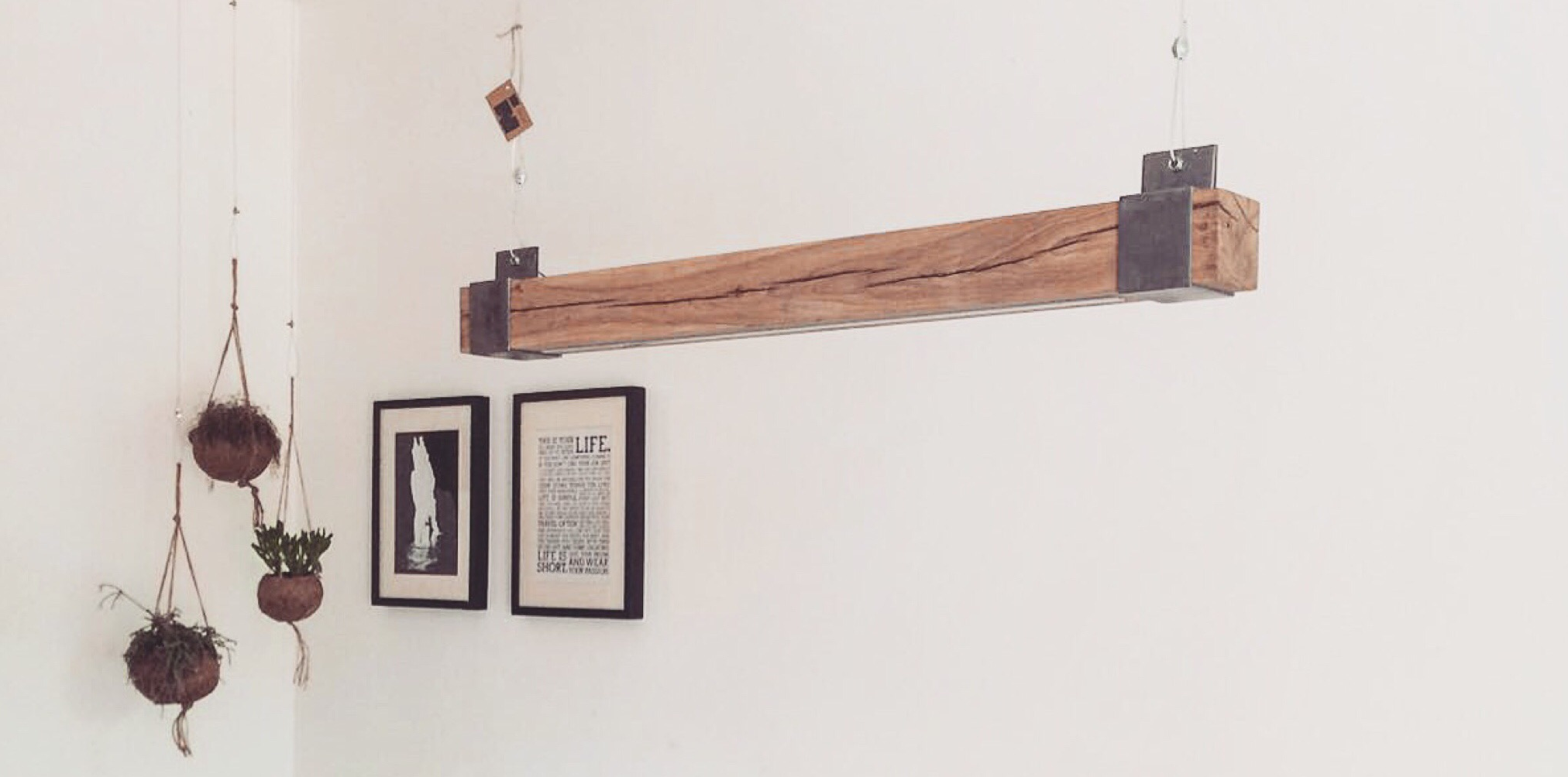 Industriële Hanglamp Indusigns 'Wood Light'