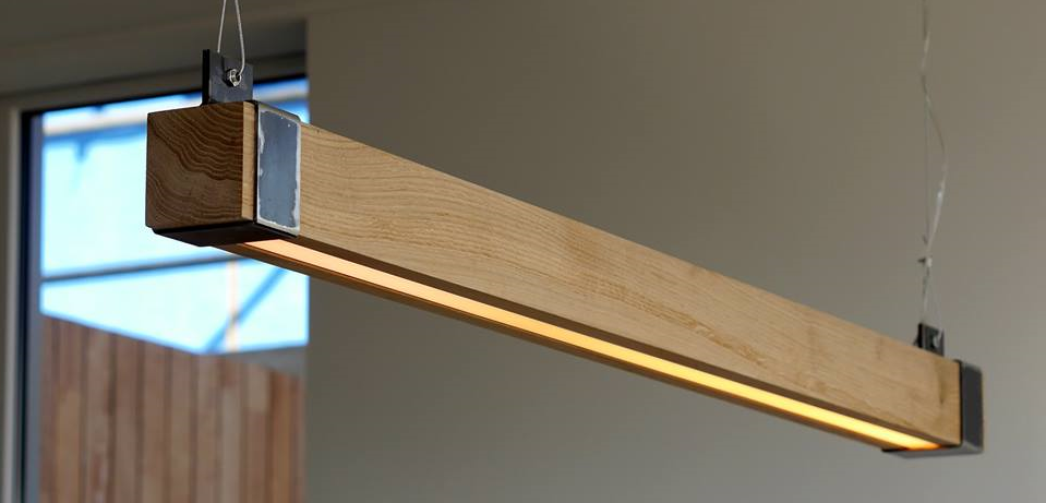 Houten Eettafel Hanglamp Woodlight Indusigns Amsterdam