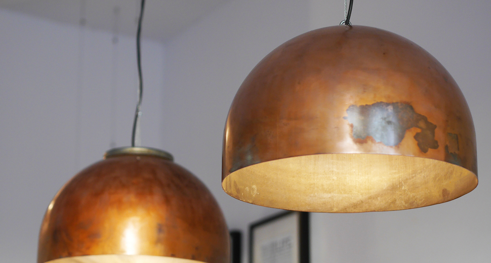 Koperen Hanglamp 'Boiler Light' Indusigns Amsterdam
