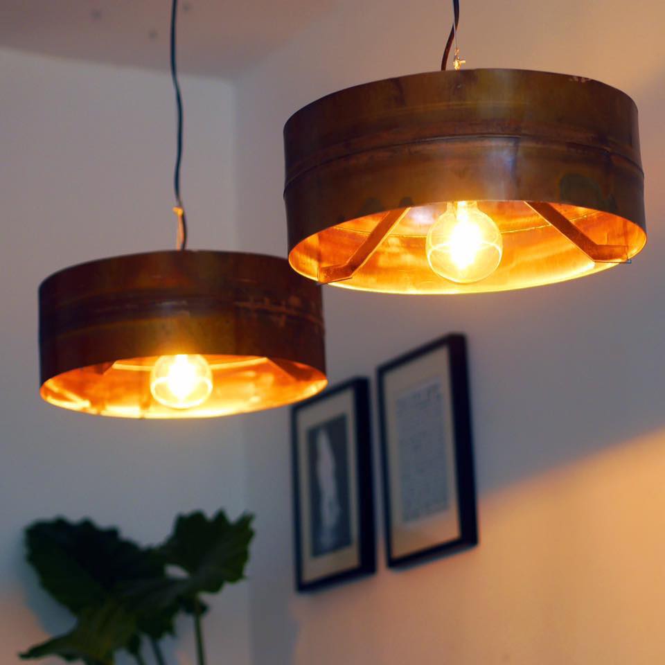 Koperen Hanglamp van Indusigns
