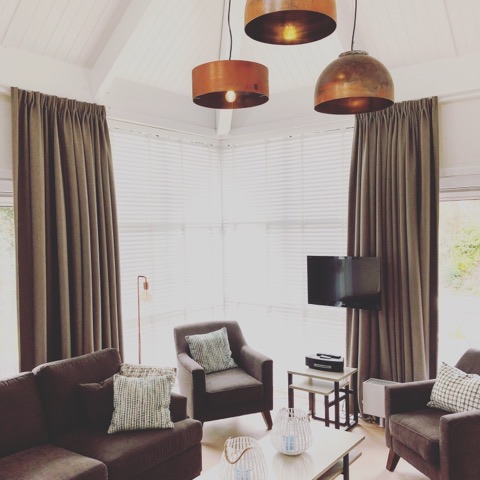 Koperen hanglamp
