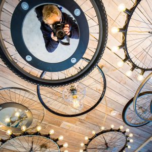 Fietswiel Kroonluchter Walibi Indusigns 11 Fietswiel Kroonluchter Walibi Indusigns 11
